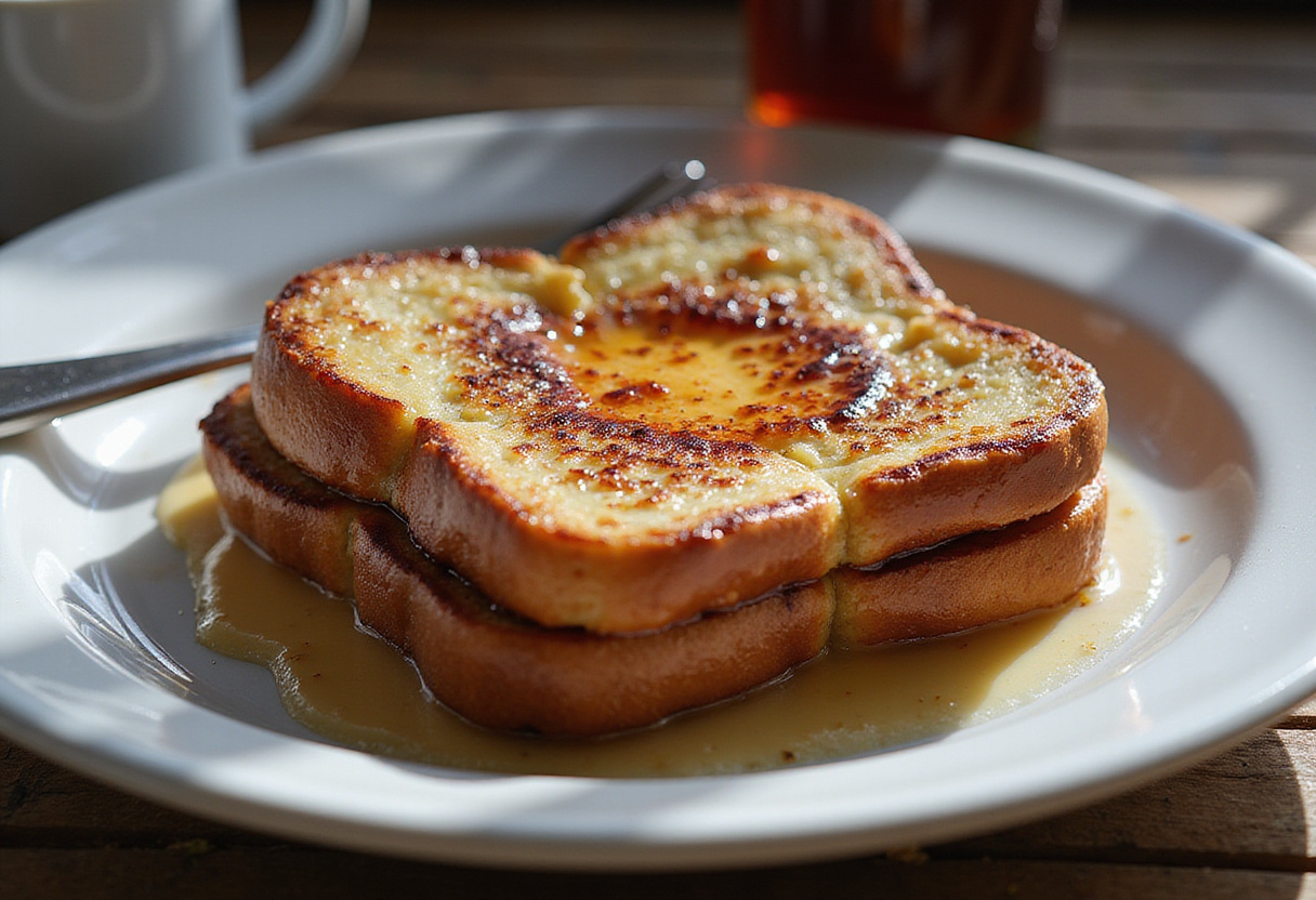 Indulgent Best Crème Brûlée French Toast with a crispy topping, a must-try dish that looks irresistible.