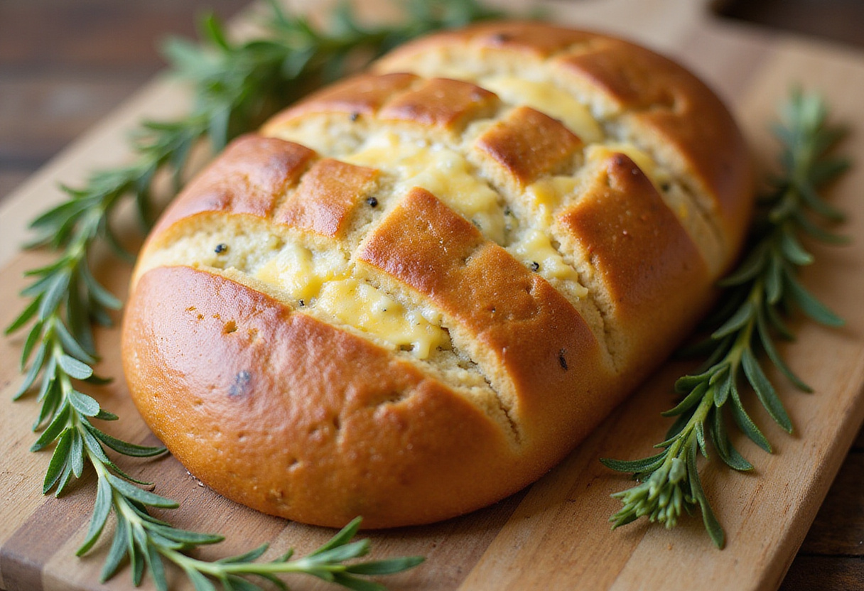 Delicious Copycat Subway Italian Herb & Cheese Bread, perfectly baked and ready to enjoy.
