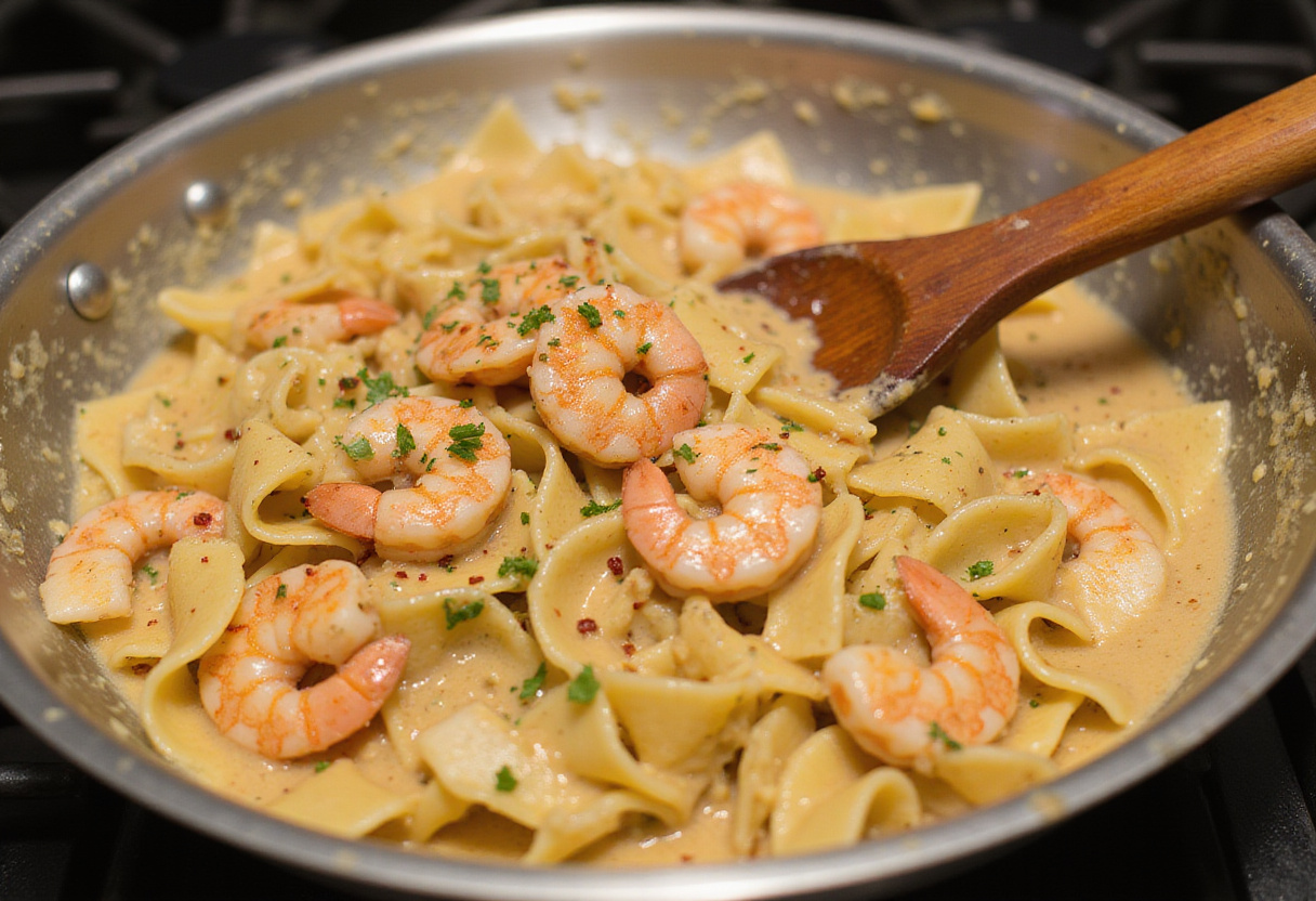 Combine the pasta with shrimp and creamy sauce for a delectable Marry Me Shrimp Pasta bursting with flavors.