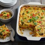 Serve the ultimate high-protein veggie bake with cottage cheese, a nutritious and colorful dish perfect for any meal.