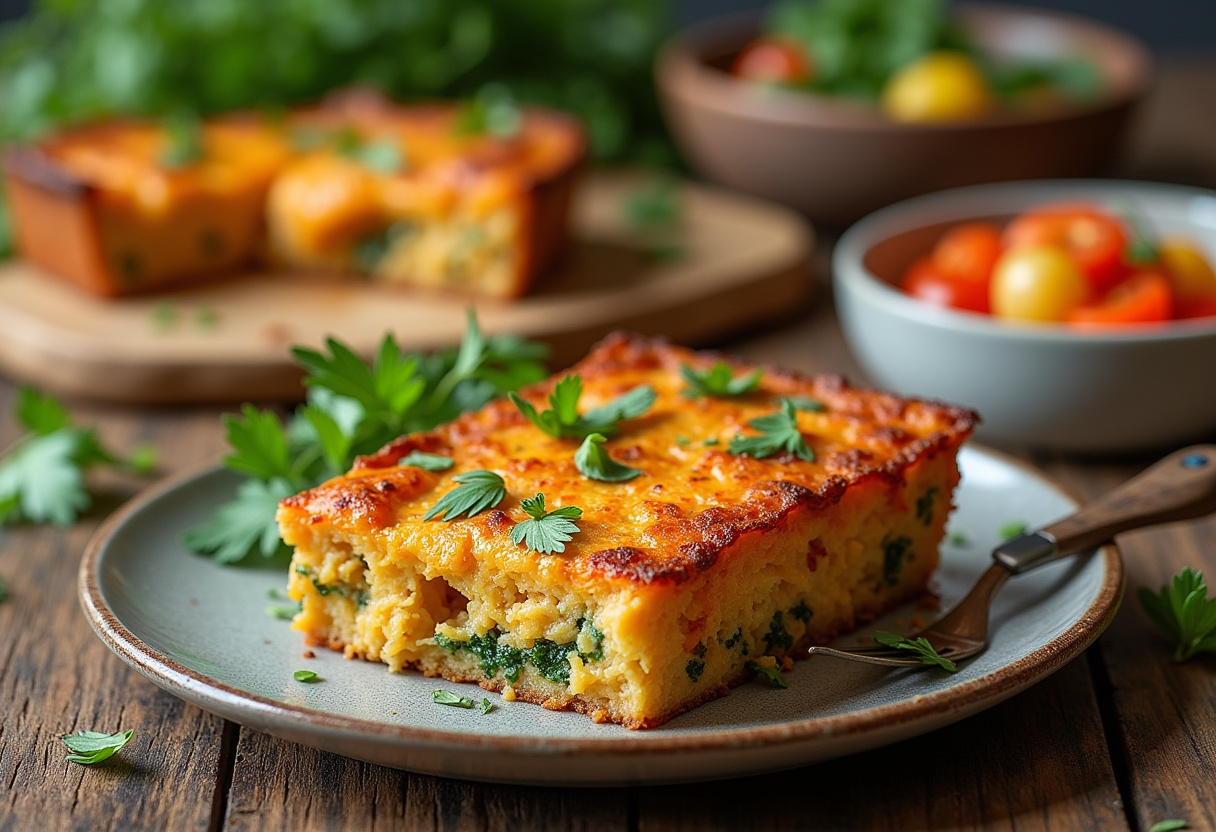 Serve the ultimate high-protein veggie bake with cottage cheese, a nutritious and colorful dish perfect for any meal.